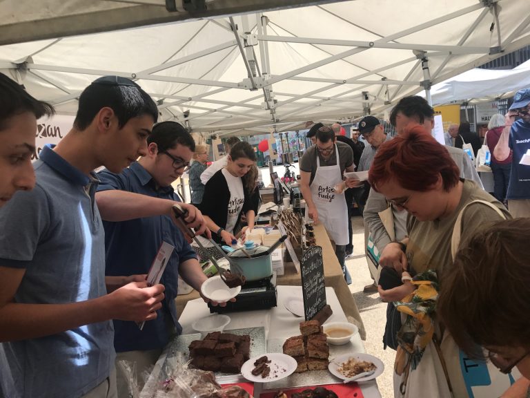 Gateways Food Academy students at Jewish Food Festival